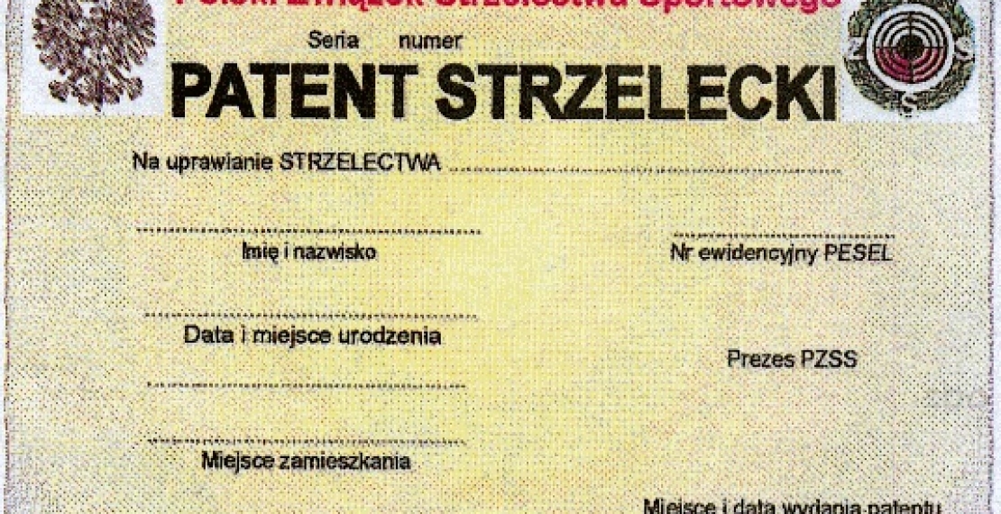 TERMINY EGZAMINU NA PATENT PZSS