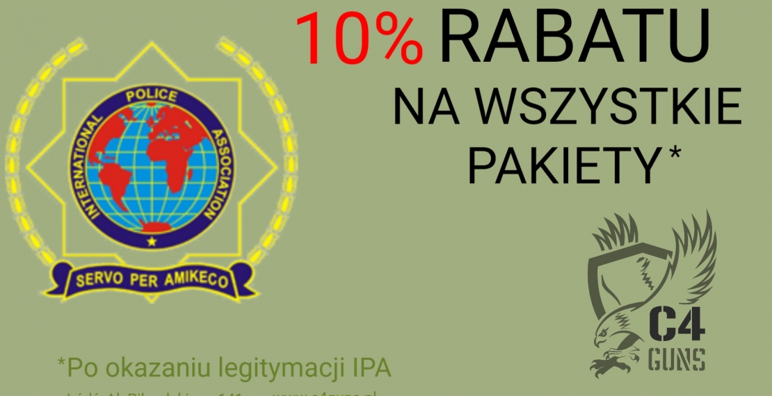 Ruszamy ze współpracą z IPA - z legitymacją zawsze -10%