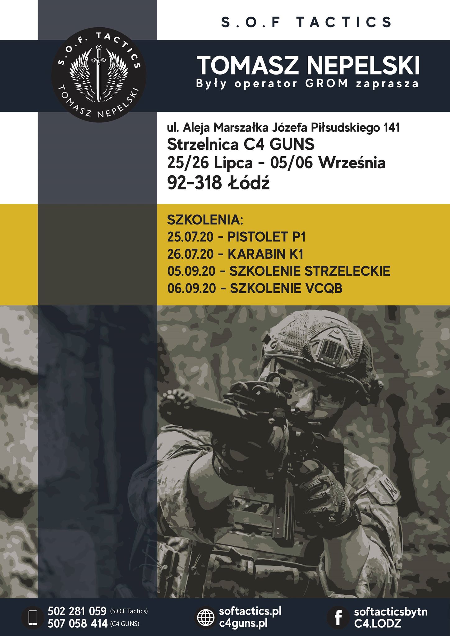 Kalendarz szkoleń z ExOperatorem JW GROM "Zamość"