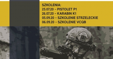 Kalendarz szkoleń z ExOperatorem JW GROM "Zamość"