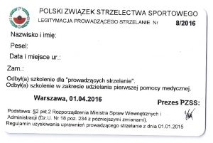 Kurs Prowadzącego strzelanie i Sędziego strzelectwa sport. PZSS